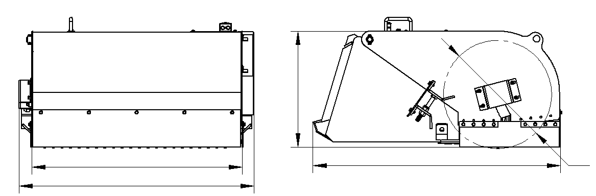 Box Broom-Compact Skid Steer Attachment