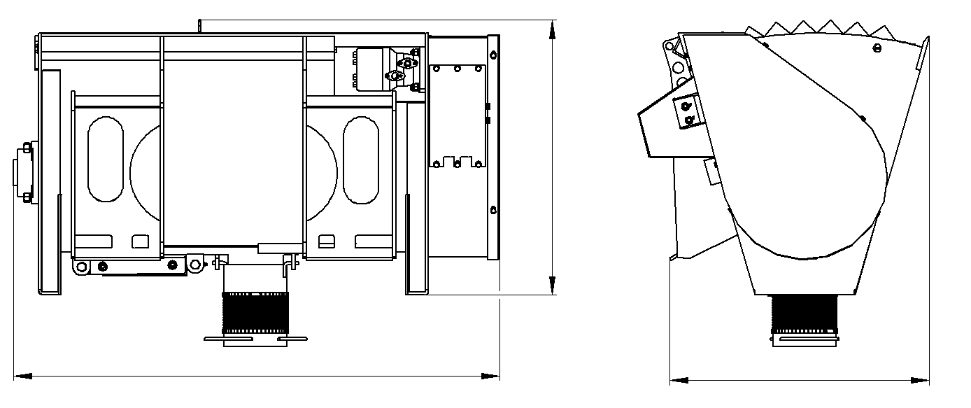 Concrete Mixer Bucket-Compact Skid Steer Attachment