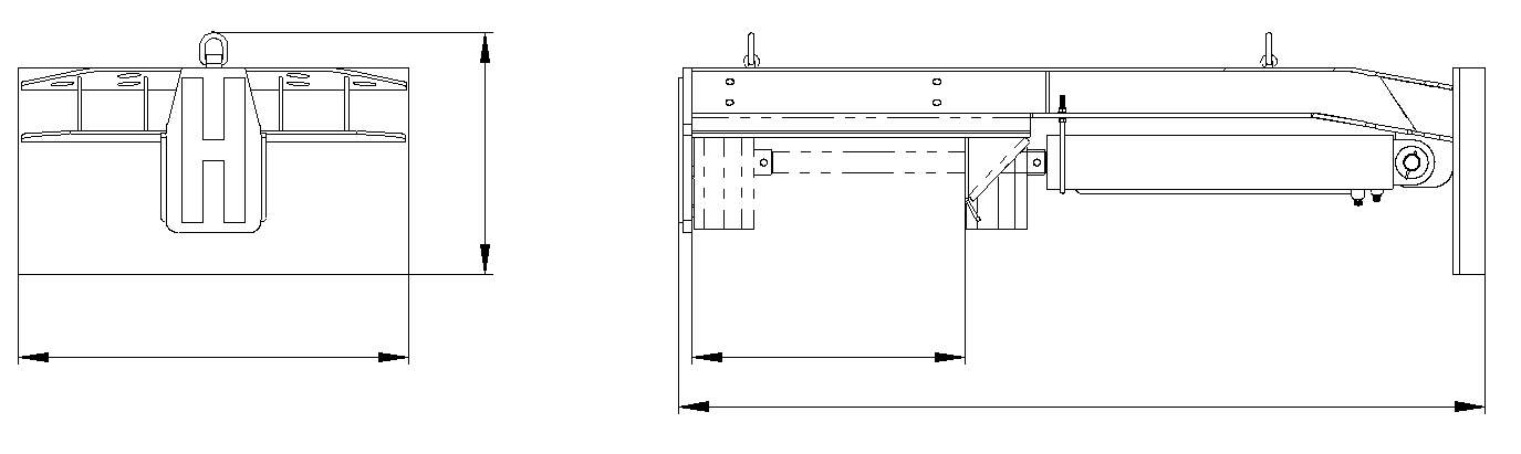 Log Splitter-Compact Skid Steer Attachment