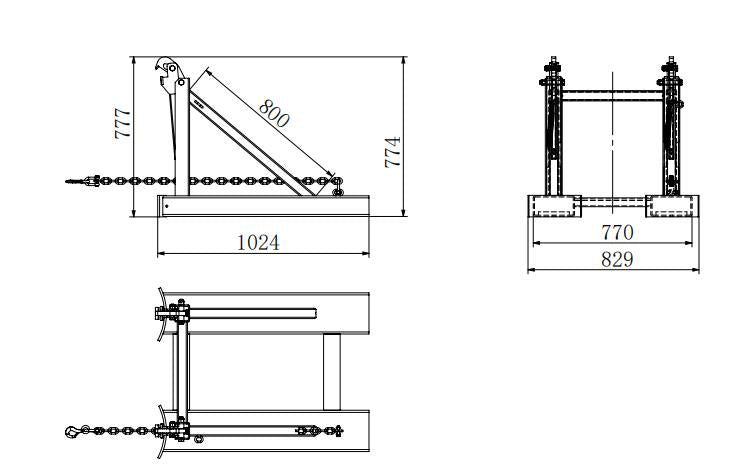 Drum Handling Equipment, Beak Drum Grip Lifter
