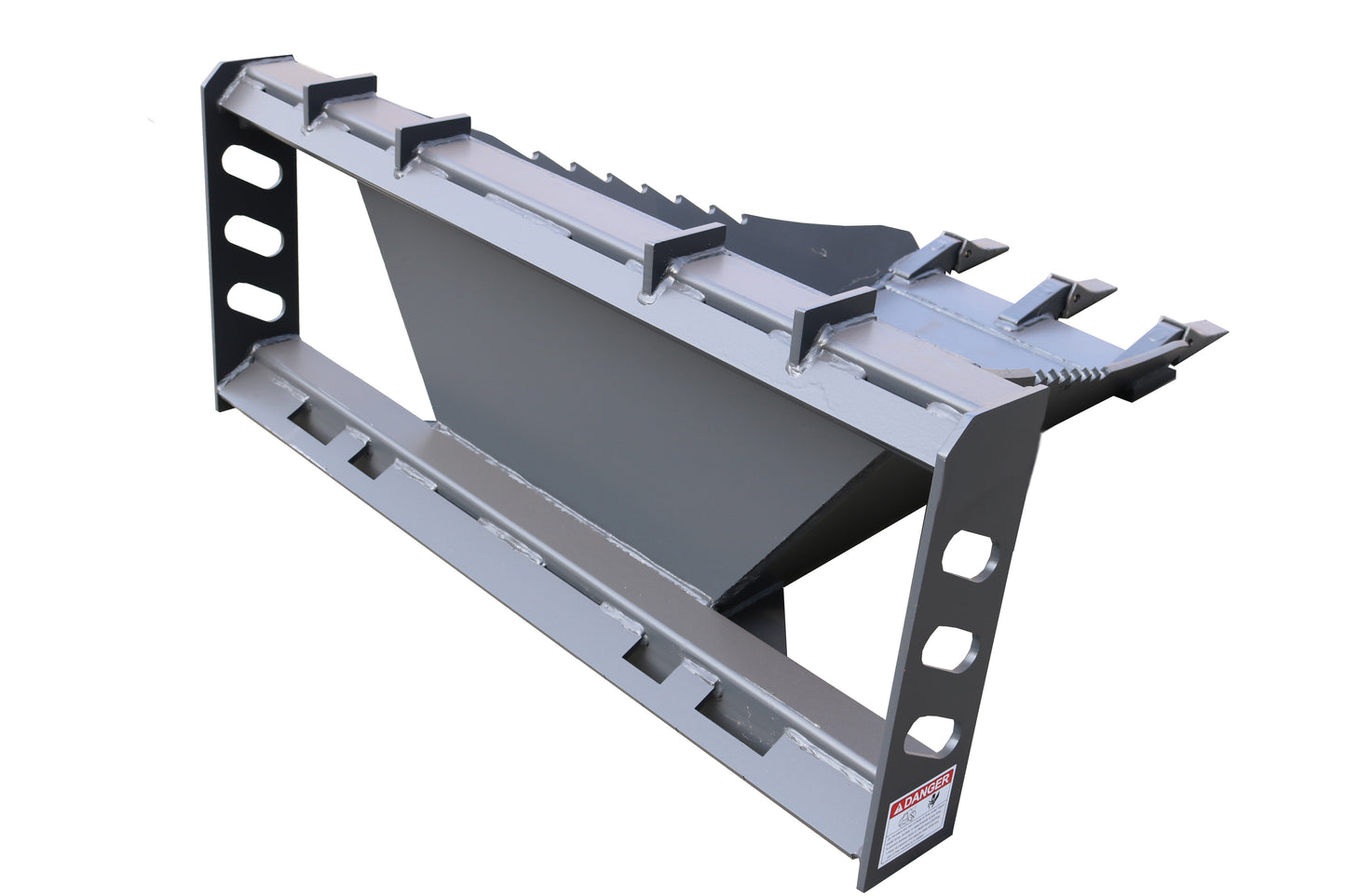 Extreme HD Stump Bucket Tree Spade Scoop Digger Skidsteer Bobcat Attachment Pull