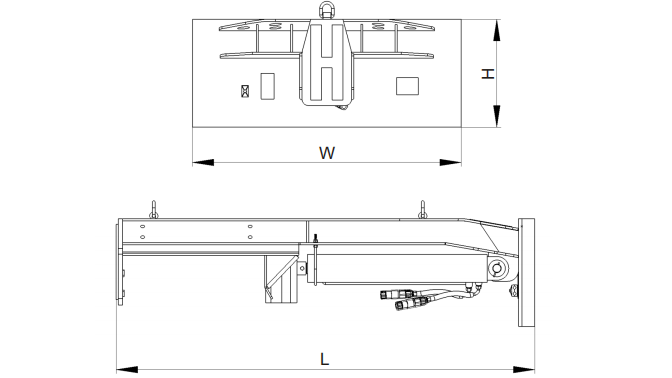 25 Tonne Heavy Duty Inverted Log Splitter for SkidSteer