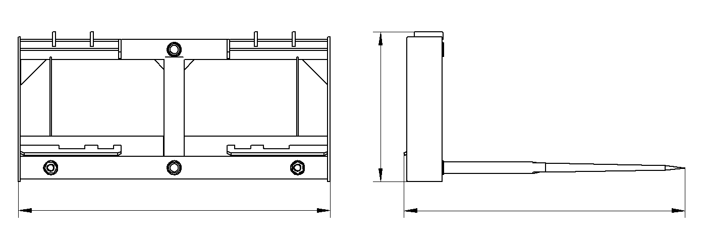 Universal Attachment: Compatible with Quick-Connect Skid Steers & Most Tractors