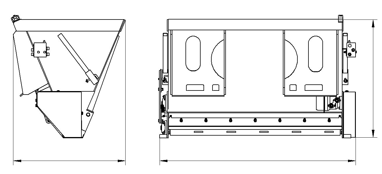 Hydraulic Salt Spreader – Self-Loading, Corrosion-Resistant for Multi-Material Spreading