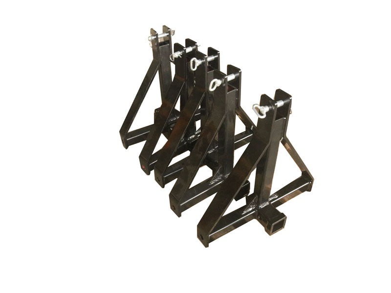 Heavy Duty 3 Point 2" Receiver Trailer Hitch Category 1Tractor Tow Drawbar Pull Stabilizer for Tractor