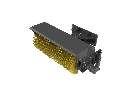 Angle Broom - Tilt Manually-Mini Skid Steer Attachment