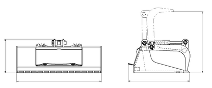 Rod Rock Grapple Bucket-Mini Skid Steer Attachment