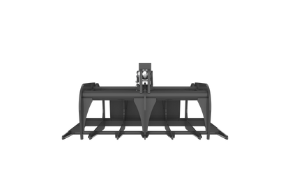 Root Grapple Bucket 42IN-Mini Skid Steer Attachment