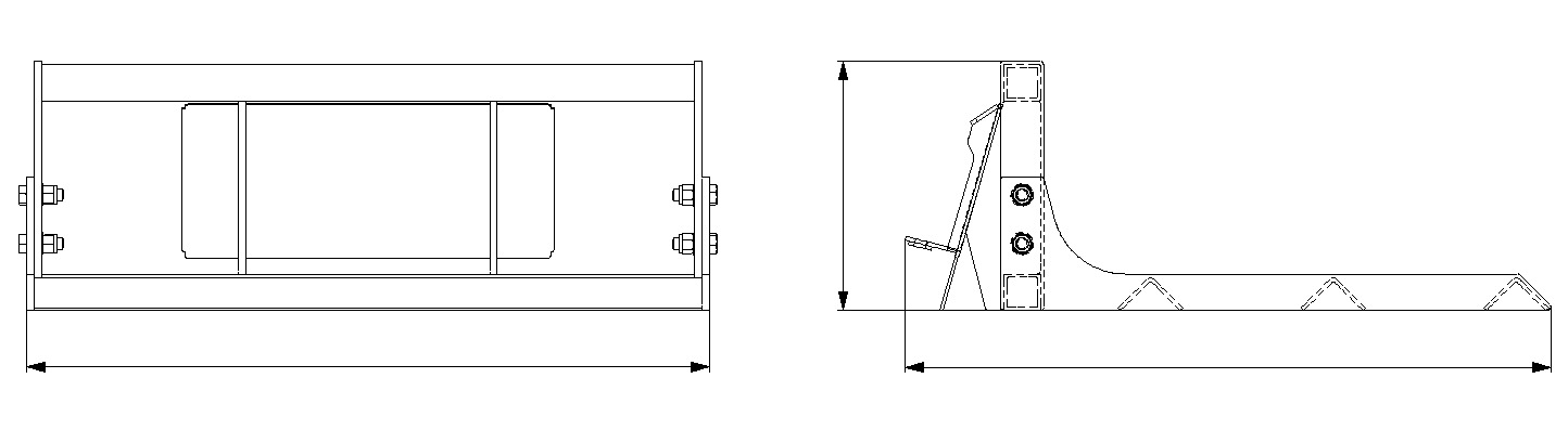 Leveling Bar 44IN-Mini Skid Steer Attachment