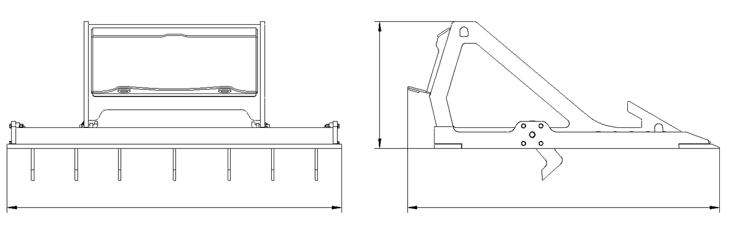 Leveling Bar-Mini Skid Steer Attachment