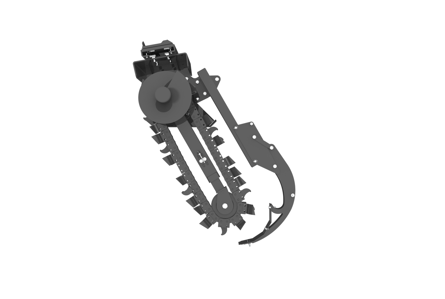 Trencher-Mini Skid Steer Attachment