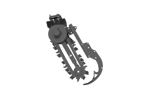 Trencher-Mini Skid Steer Attachment