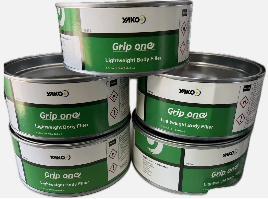 Yakoo "Grip One" Lightweight Body Filler YK-300 (10 oz)