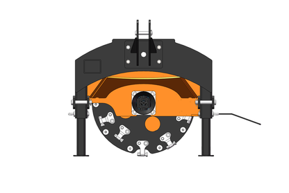3-Point PTO Stump Grinder for 15-45HP Tractor
