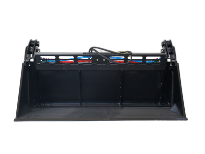 Construction Attachments 4 in 1 Skid Steer Low Profile Extended Bottom Bucket