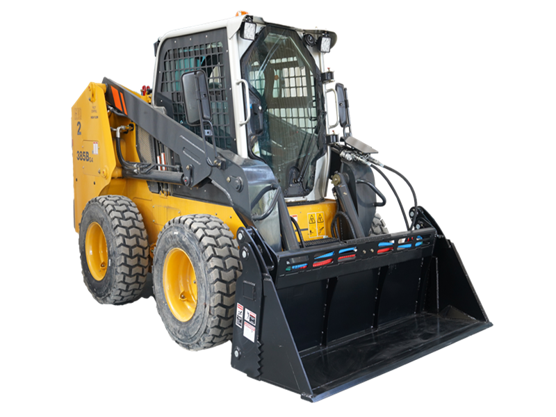 Construction Attachments 4 in 1 Skid Steer Low Profile Extended Bottom Bucket