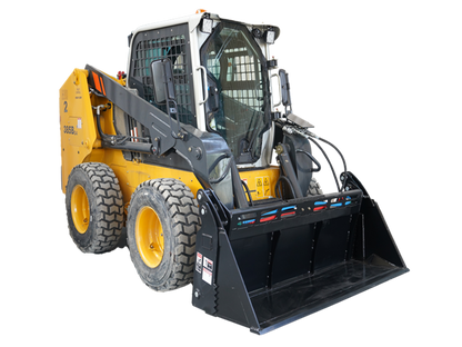 Construction Attachments 4 in 1 Skid Steer Low Profile Extended Bottom Bucket