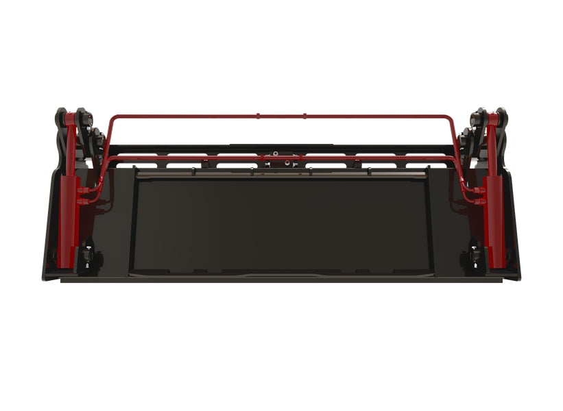 Skid Steer Attachments 4 in 1 Bucket with Teeth Low Profile Extended Bottom Bucket