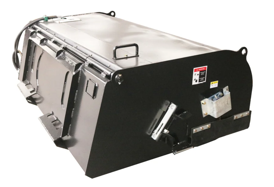 72" Skid Steer Pickup Box Broom Sweeper Attachment