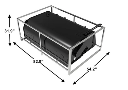 72" Skid Steer Pickup Box Broom Sweeper Attachment