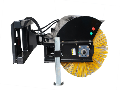 72" Skid Steer Hydraulic Bi-Directional Angle Rotary Broom, Sweeper