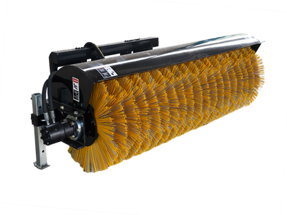 72" Skid Steer Hydraulic Bi-Directional Angle Rotary Broom, Sweeper