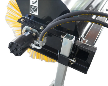 72" Skid Steer Hydraulic Bi-Directional Angle Rotary Broom, Sweeper