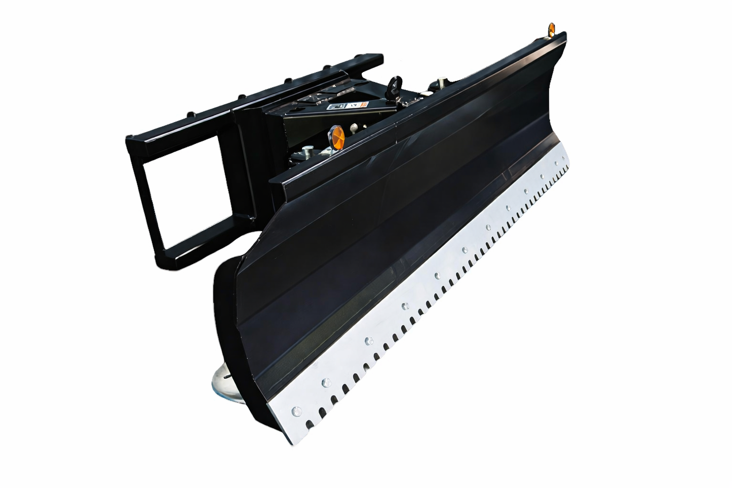 Skid Steer 72" Light-Duty Pusher Snow Plow, Snow Blade, Dozer Blade Combo Attachment