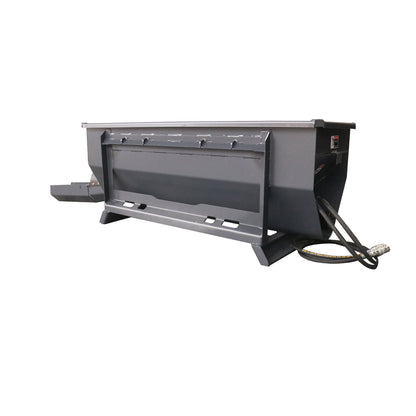 Skid Steer Auger Bucket Transport/Mix/Dispense Concrete, Wildlife Feed, and Agricultural Grains