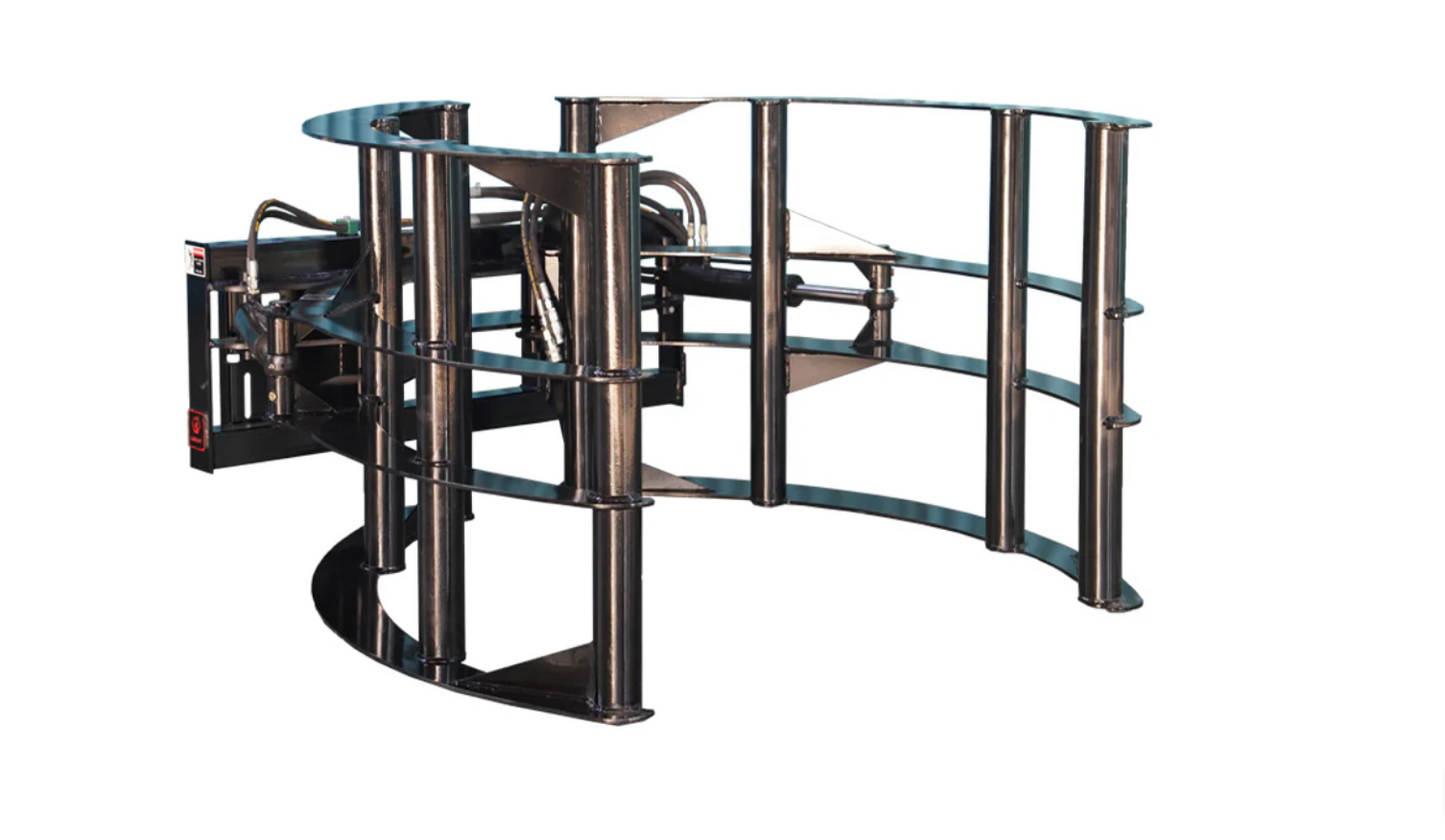Skid Steer Round Hay Bale Grab