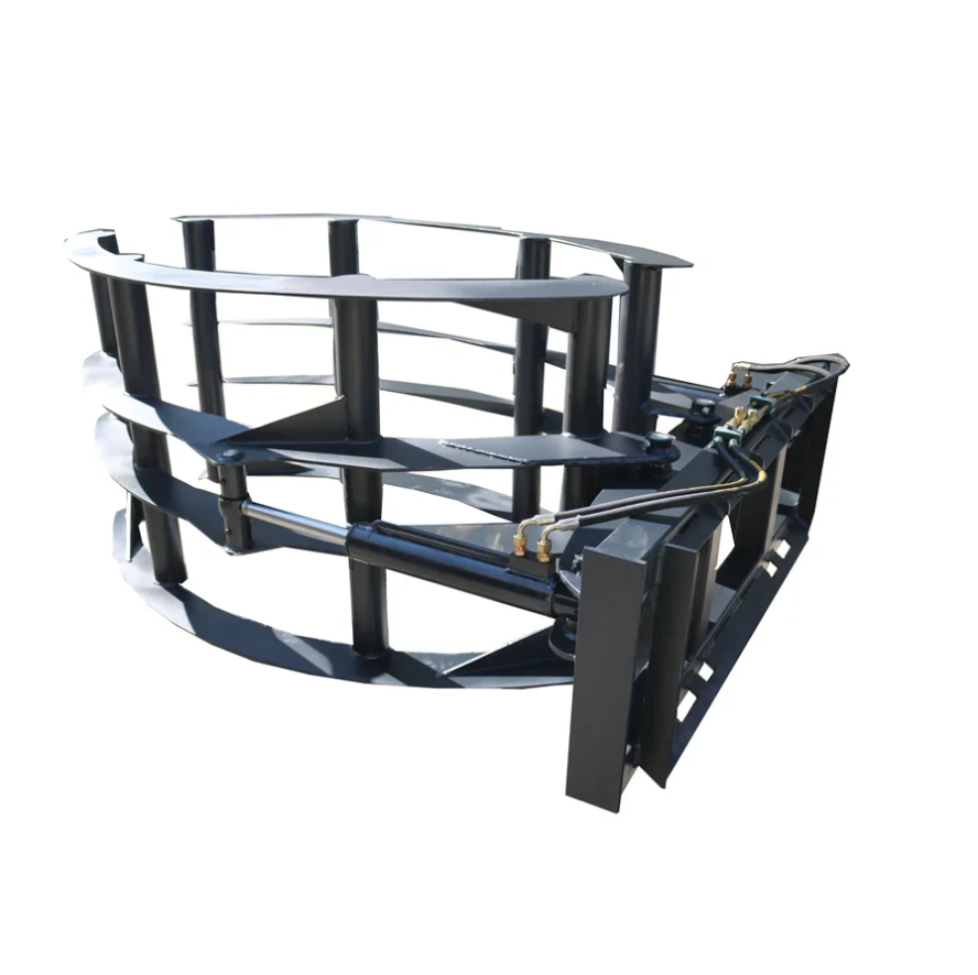 Skid Steer Round Hay Bale Grab