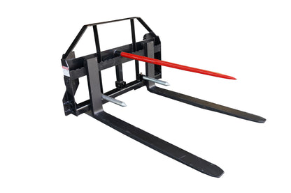 John Deere Loader Hay Frame Attachment w/ Bale & Stabilizer Spears