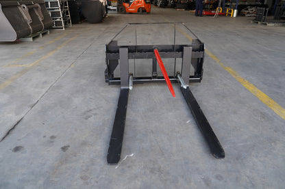 John Deere Loader Hay Frame Attachment w/ Bale & Stabilizer Spears