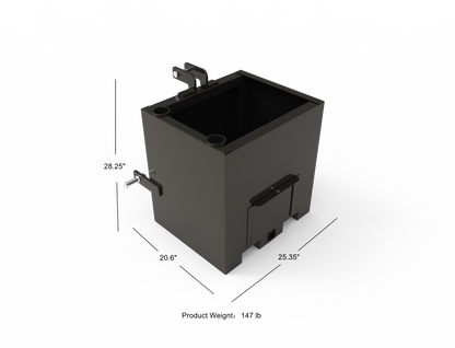 Ballast Box Category1 3 Point- Quick Hitch Compatible
