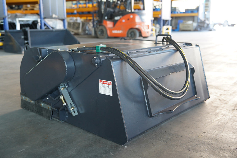Skid Steer Sweeper Bucket, Pick-up Hopper Broom