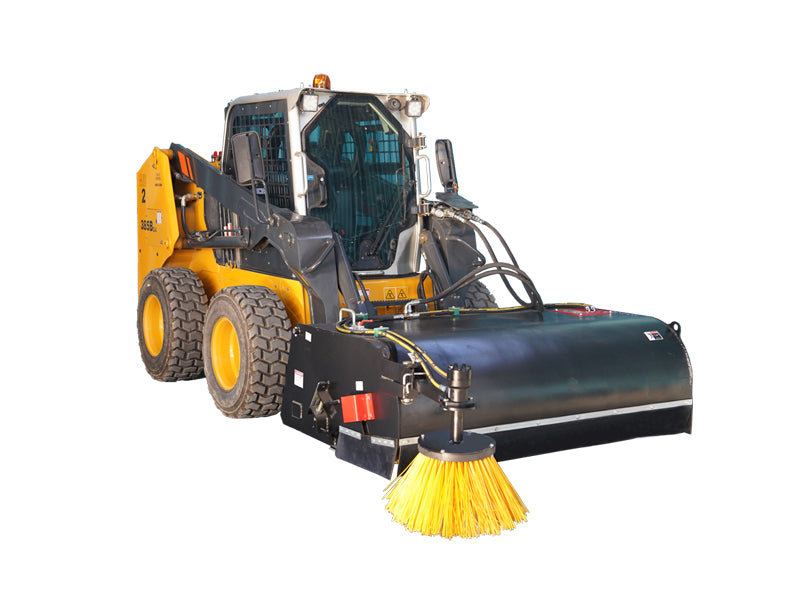 Skid Steer Box Broom with Side Brush