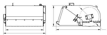 Box Broom-Compact Skid Steer Attachment
