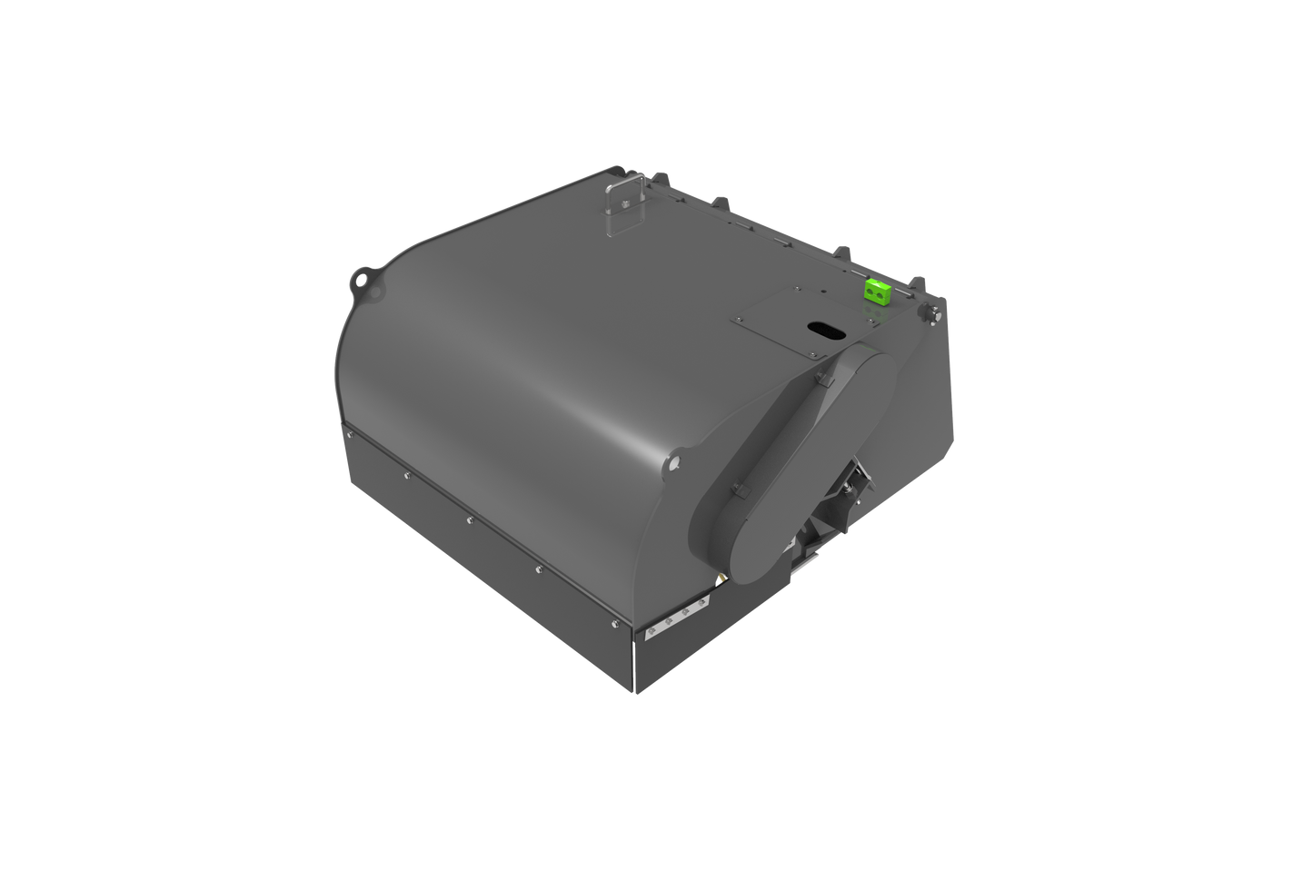 Box Broom-Compact Skid Steer Attachment