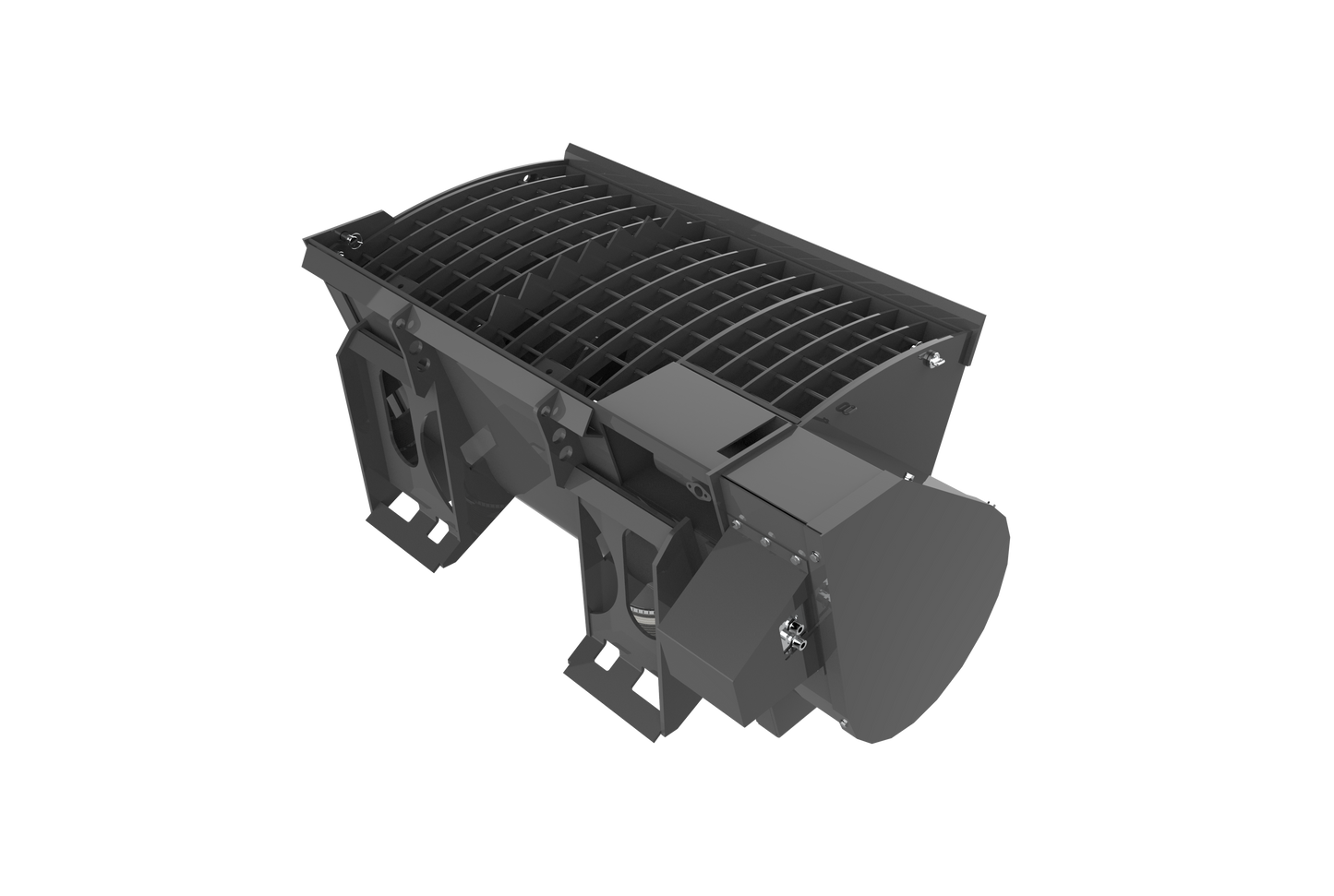 Concrete Mixer Bucket-Compact Skid Steer Attachment