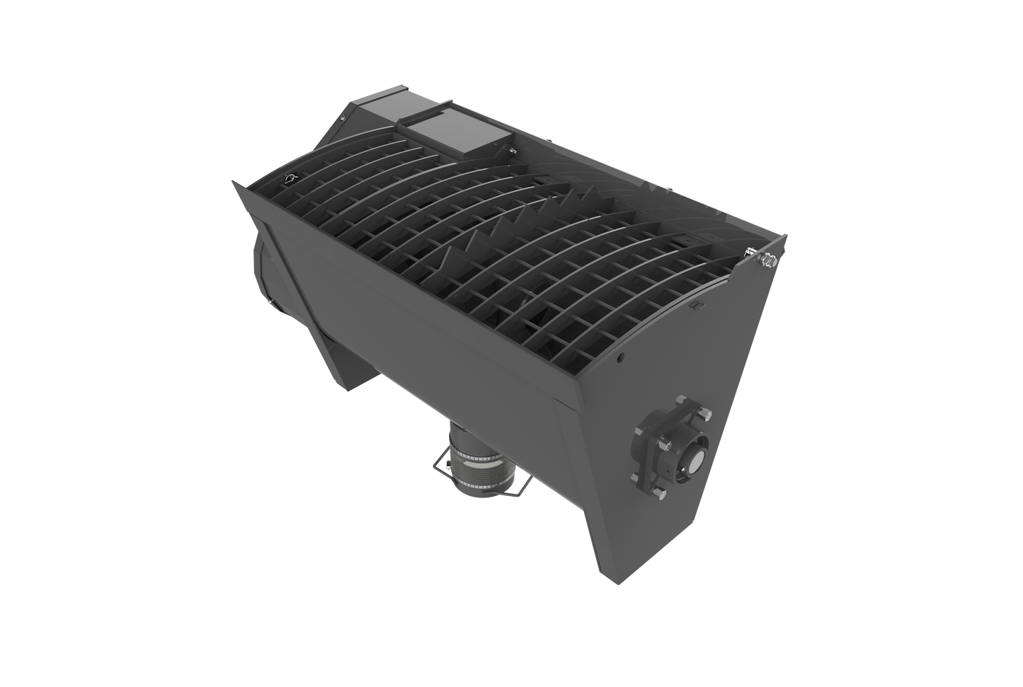 Concrete Mixer Bucket-Compact Skid Steer Attachment