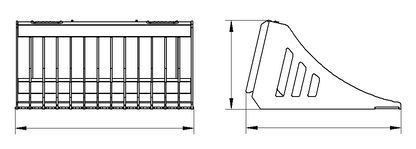 Compact Skid Steer Rock Bucket