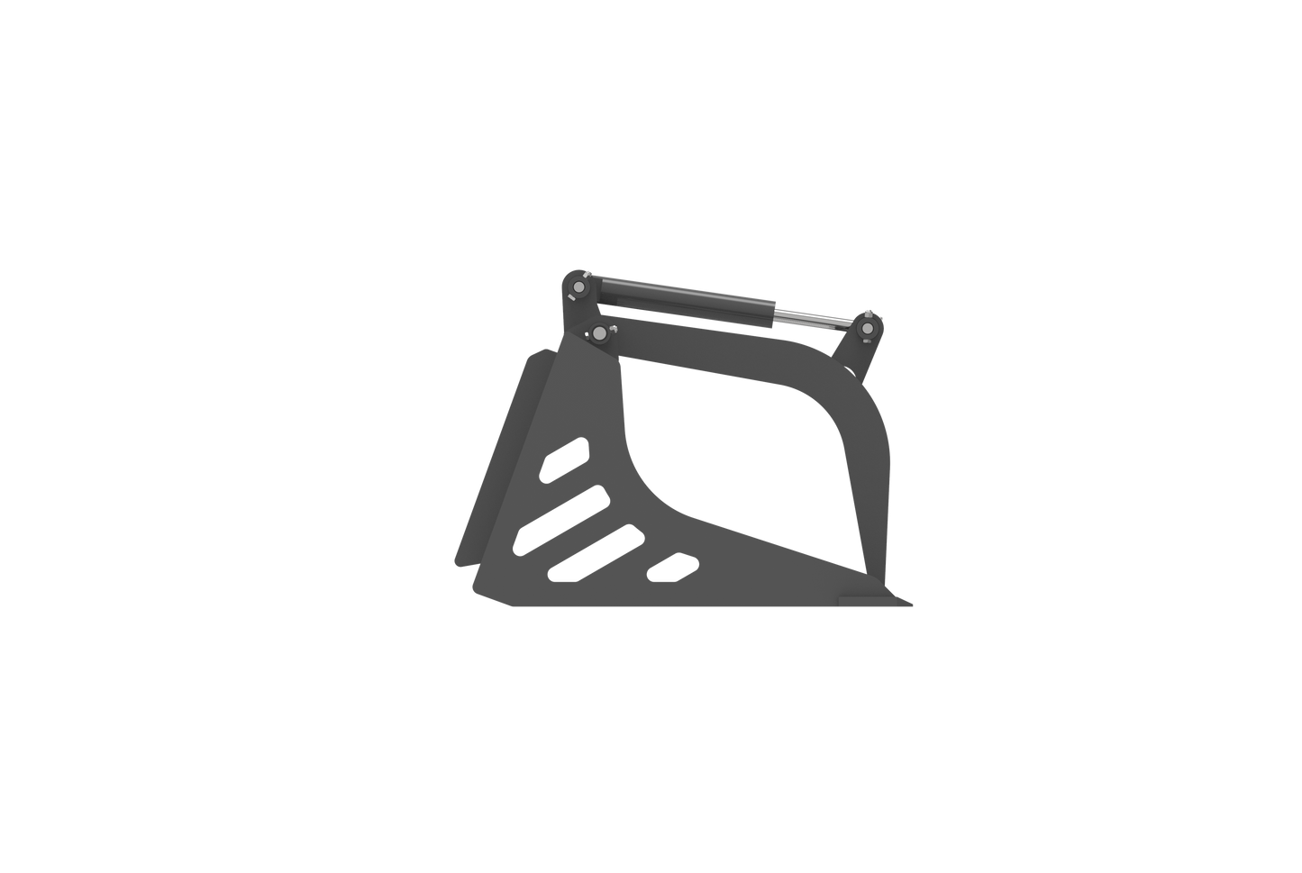 Rod Rock Grapple Bucket-Compact Skid Steer Attachment