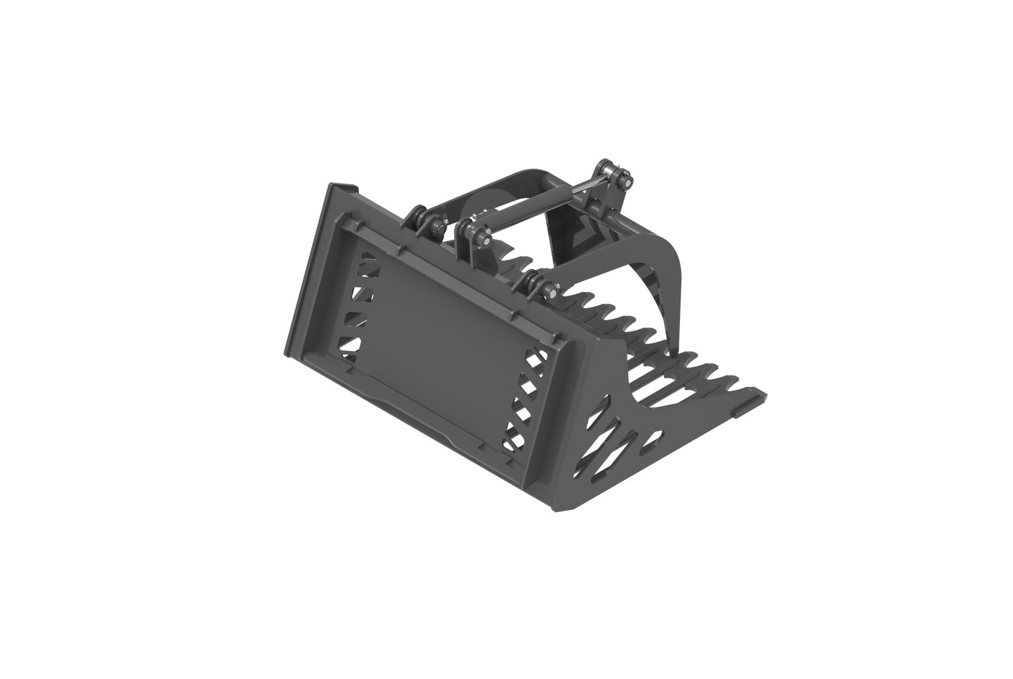 Rod Rock Grapple Bucket-Compact Skid Steer Attachment