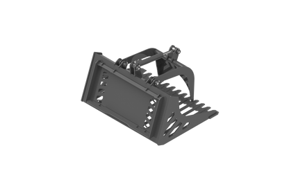 Rod Rock Grapple Bucket-Compact Skid Steer Attachment