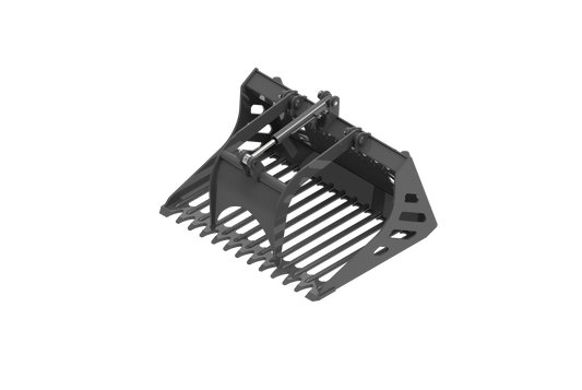 Rod Rock Grapple Bucket-Compact Skid Steer Attachment