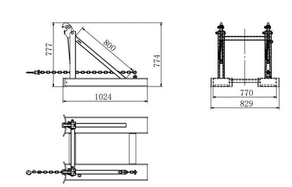 Drum Handling Equipment, Beak Drum Grip Lifter