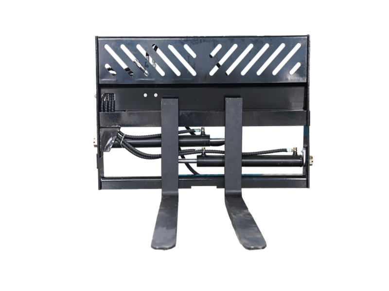 Skid Steer Hydraulic Positioning Pallet Forks Frame