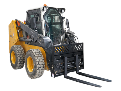 Skid Steer Hydraulic Positioning Pallet Forks Frame