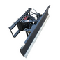 Skid Steer 72" Extreme-Duty Pusher Snow Plow, Snow Blade, Dozer Blade Combo Attachment