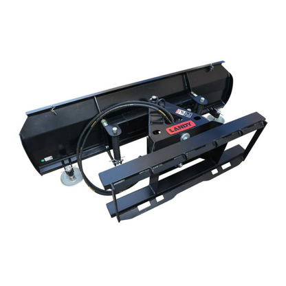 Skid Steer 72" Extreme-Duty Pusher Snow Plow, Snow Blade, Dozer Blade Combo Attachment